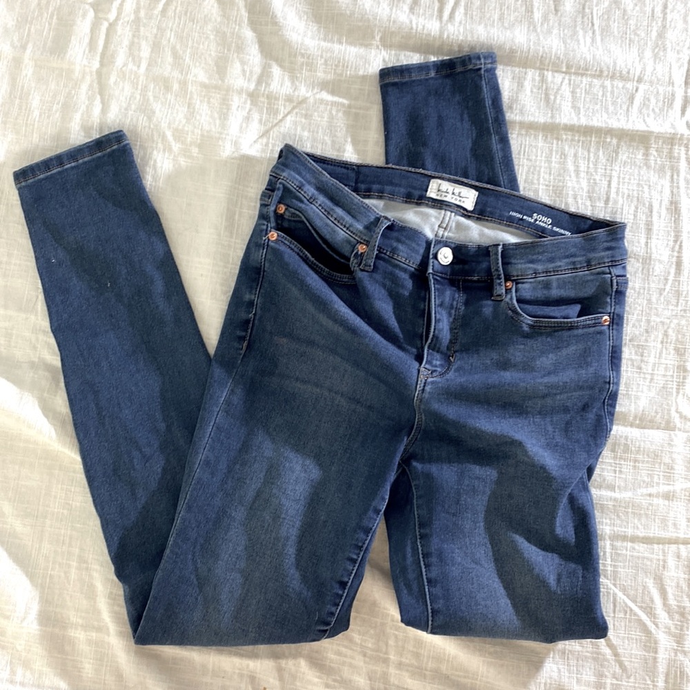 Nicole Miller Dark Skinny Jeans